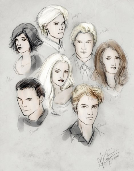 Семья Калленов из сумерек арт