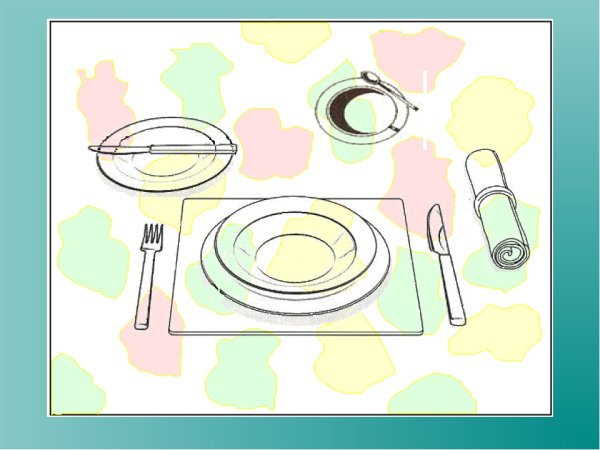 Предварительная сервировка завтрака