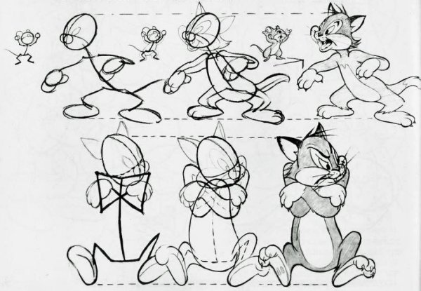 Основы рисования мультяшных персонажей