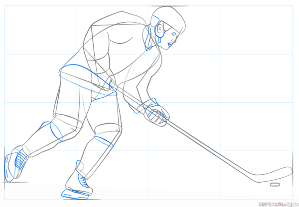 Наброски спортсменов в движении