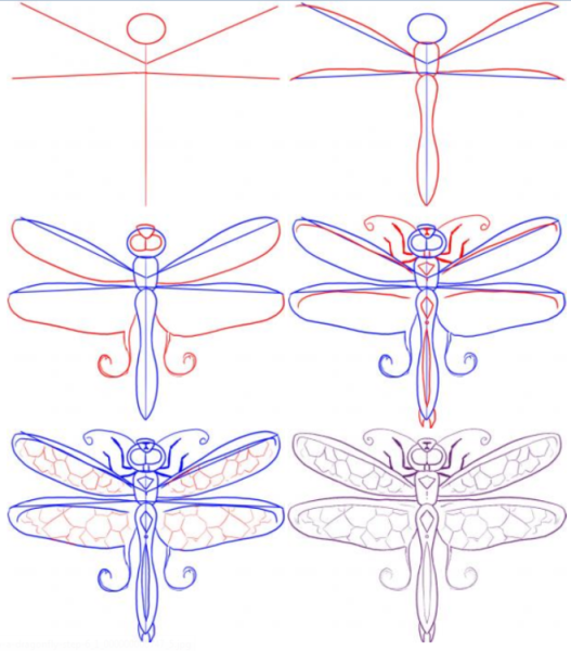 Рисование Стрекозы