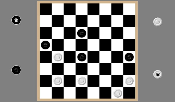 Шашки дамка