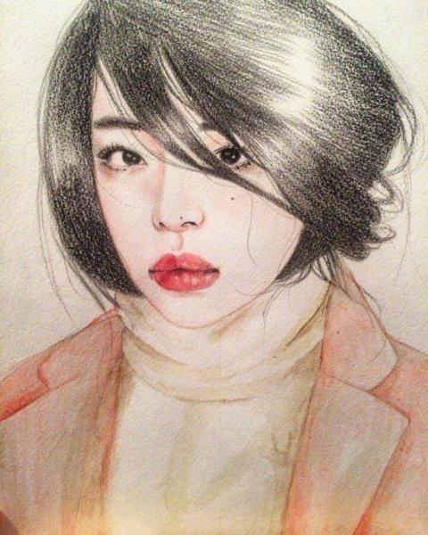 Цветные портреты кореянок