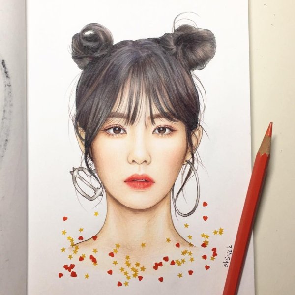 Рисунки Red Velvet Айрин