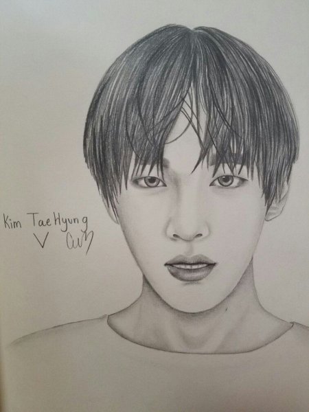 Корейцы карандашом БТС