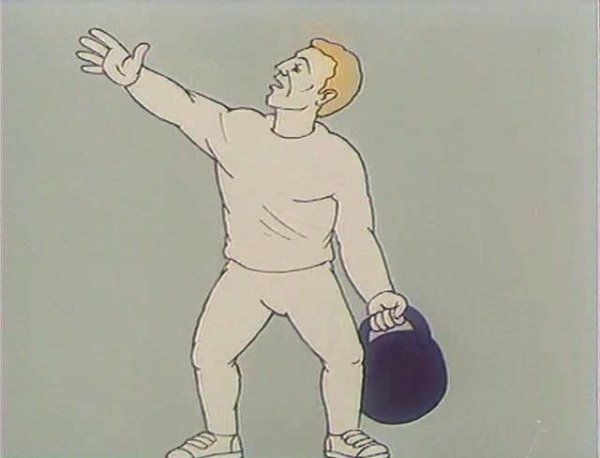 Спортзал карандашом