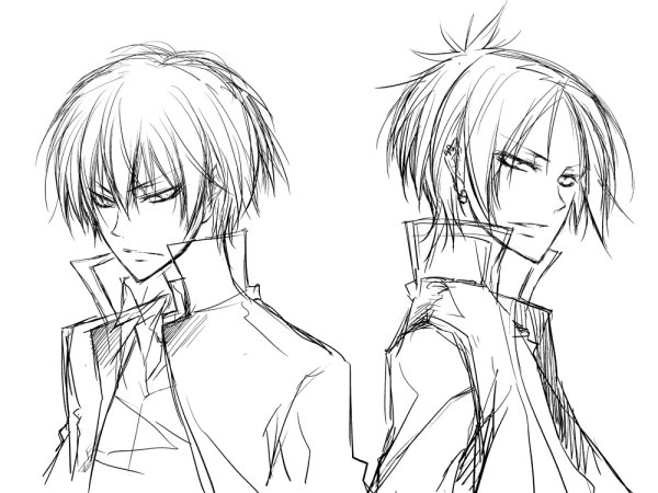 Аниме эскизы