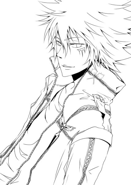 Раскраски аниме реборн