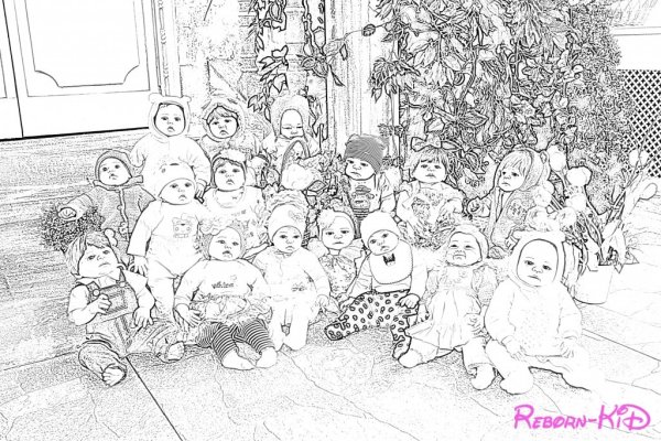 Раскраски реборн куклы