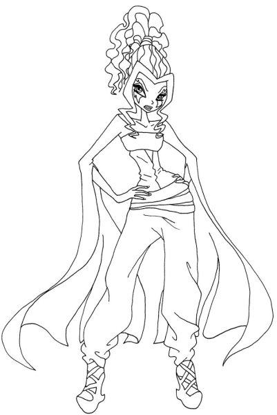 Раскраски Винкс Айси