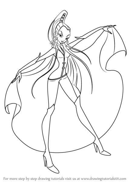 Раскраски Винкс Трикс