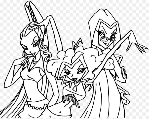 Раскраски Винкс Трикс