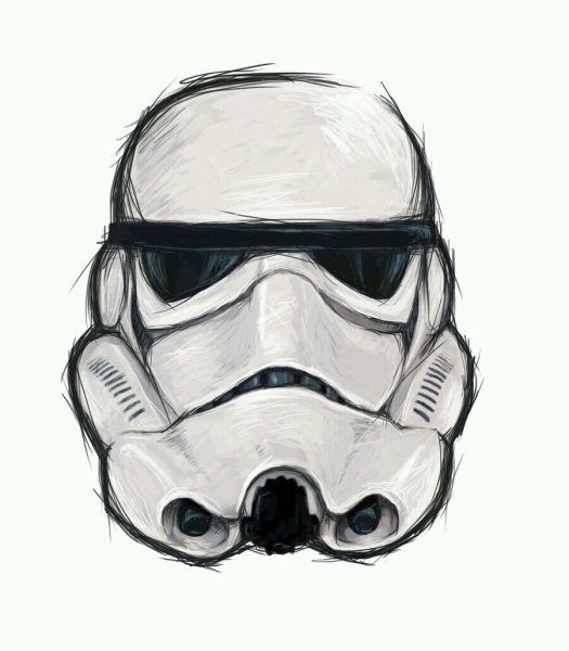 Раскраска Звёздные войны Штурмовик развечика