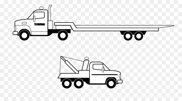 Эвакуатор раскраска для малышей