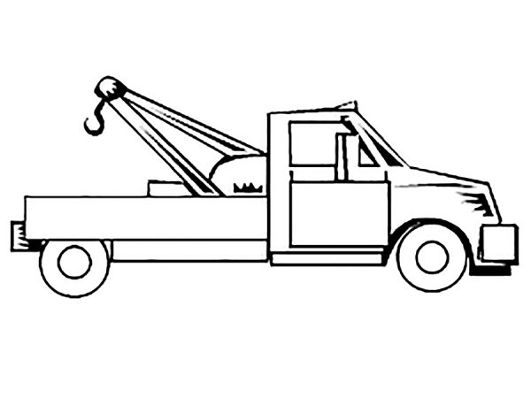 Кран машина раскраска для детей