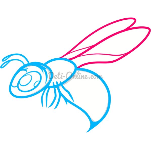 Шершень раскраска