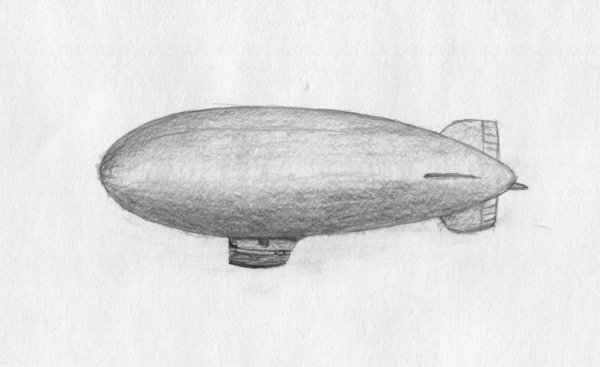 Дирижабль набросок