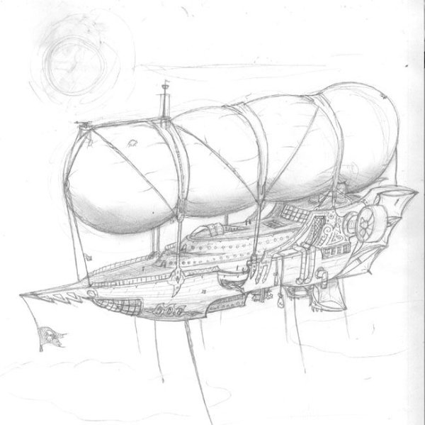 Дирижабль скетч