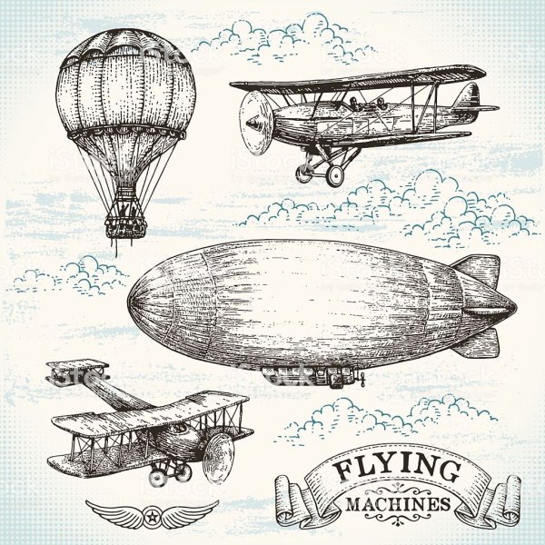 Летательный аппарат рисунок