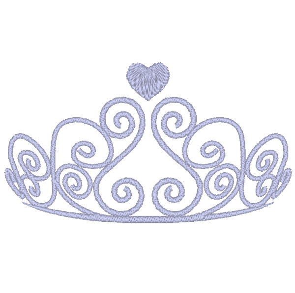 Диадема принцессы трафарет