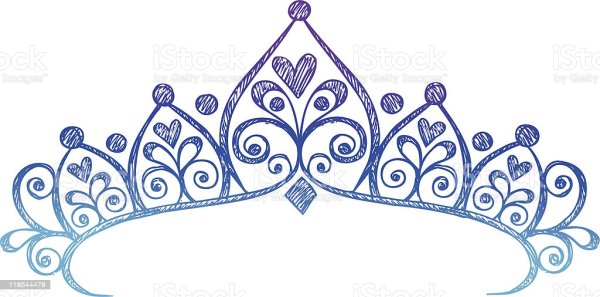 Диадема для срисовки