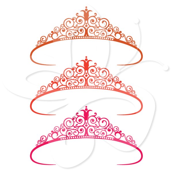 Диадема на человеке рисунок