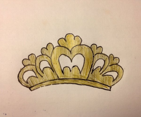 Нарисовать диадему