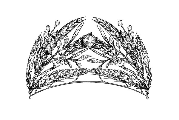 Тиара колосья Марии Федоровны