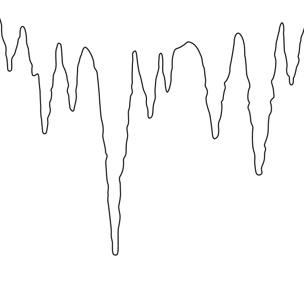 Сосульки для вырезания на окно
