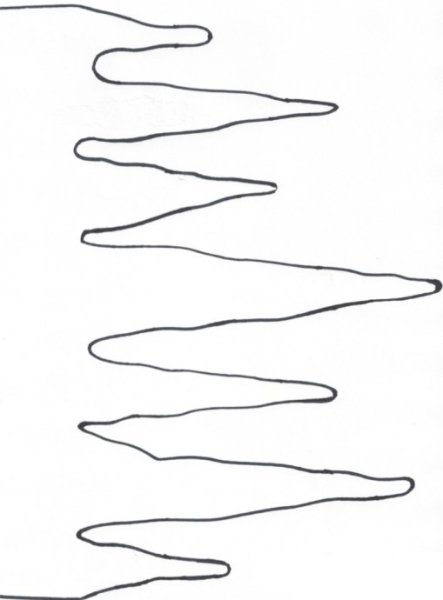 Трафарет сосульки для вырезания