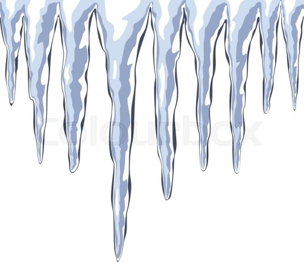 Сосульки для вырезания