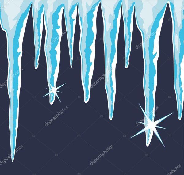 Сосульки для вырезания