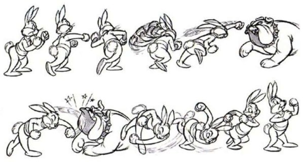 Покадровая анимация Дисней