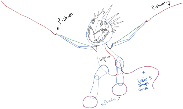 Злобный змеевик рисунок карандашом для детей