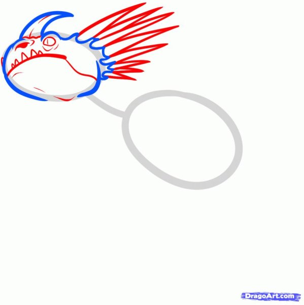 Громгильда карандашом