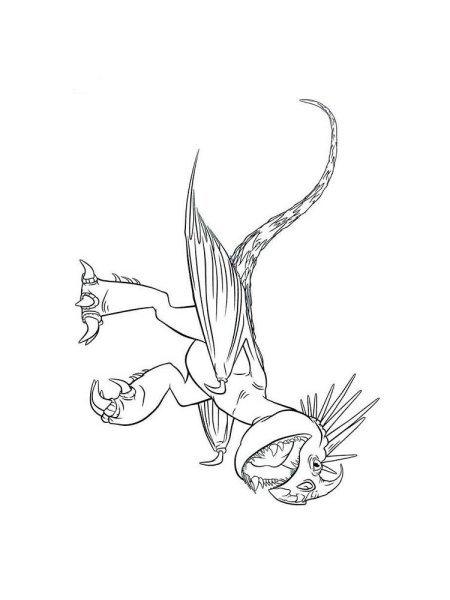 Громгильда дракон раскраска