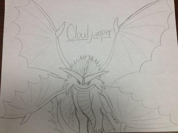 Кривоклык дракон раскраска