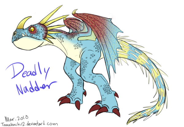 Драконы и всадники Олуха ужасное чудовище