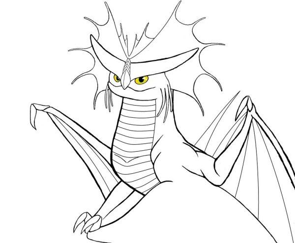 Громгильда и Беззубик и дневная фурия