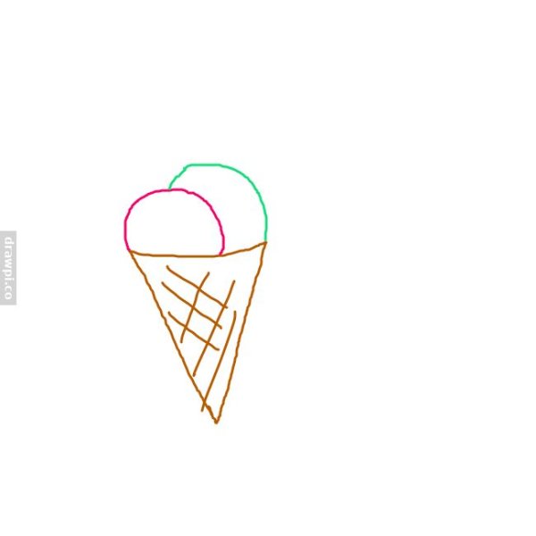 Как научиться рисовать мороженка