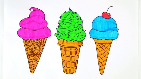 Мороженка рисунок