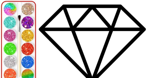 Раскрашенный бриллиант