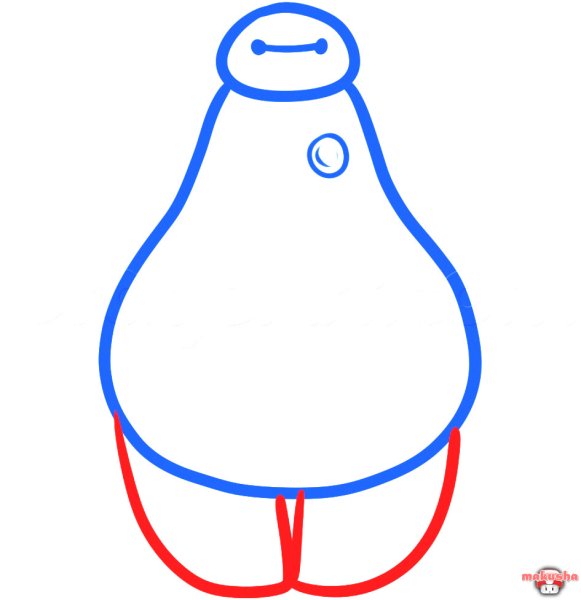 Как рисовать Беймакса