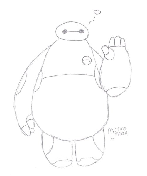 Беймакс рисунок