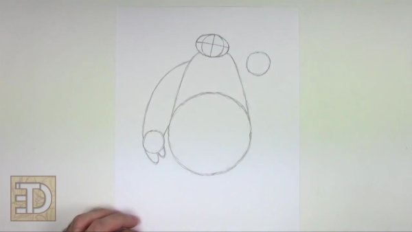 Рисунки по клеточкам Беймакс