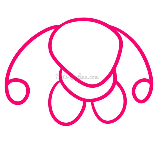 Нарисовать Беймакса поэтапно