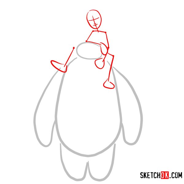 Как нарисовать Баймакса