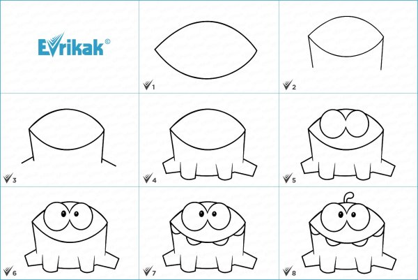 Рисунок ам няма карандашом