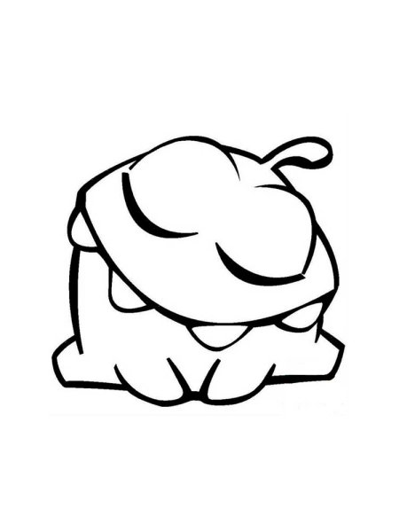 Ам Ням трафарет