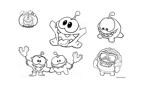 Разукрашки ам Ням